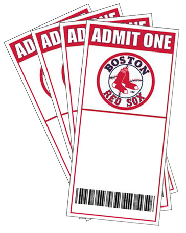 4 Red Sox vs. Yankees Tickets, provided by MetLife &amp; Farmers Insurance